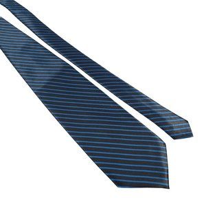 Bordeaux Men Necktie Accessory Shiny Blue Black Office Work Casual Dad Gift